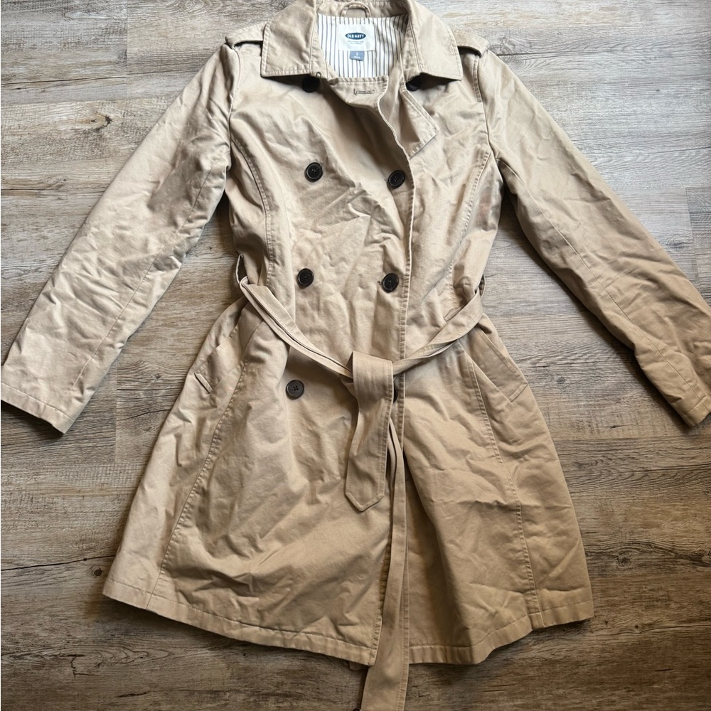 Old Navy Classic Tan Trench Coat